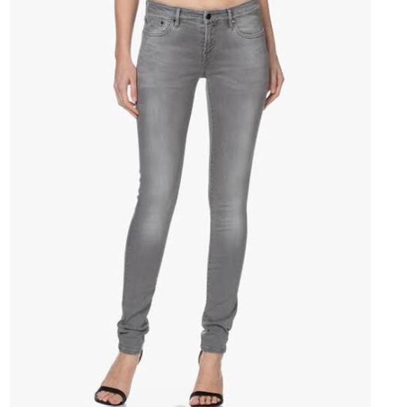 Michael Kors Denim - MICHAEL KORS GREY DENIUM LACE POCKET JEWEL JEANS